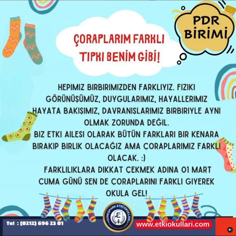 Çoraplarım Farklı Tıpkı Benim Gibi!