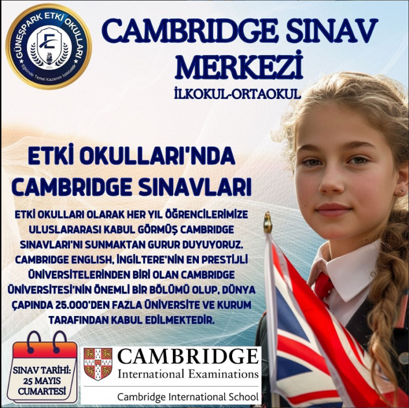 Etki Okulları’nda Cambridge Sınavları