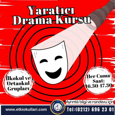 Yaratıcı Drama Kursu Başlıyor!